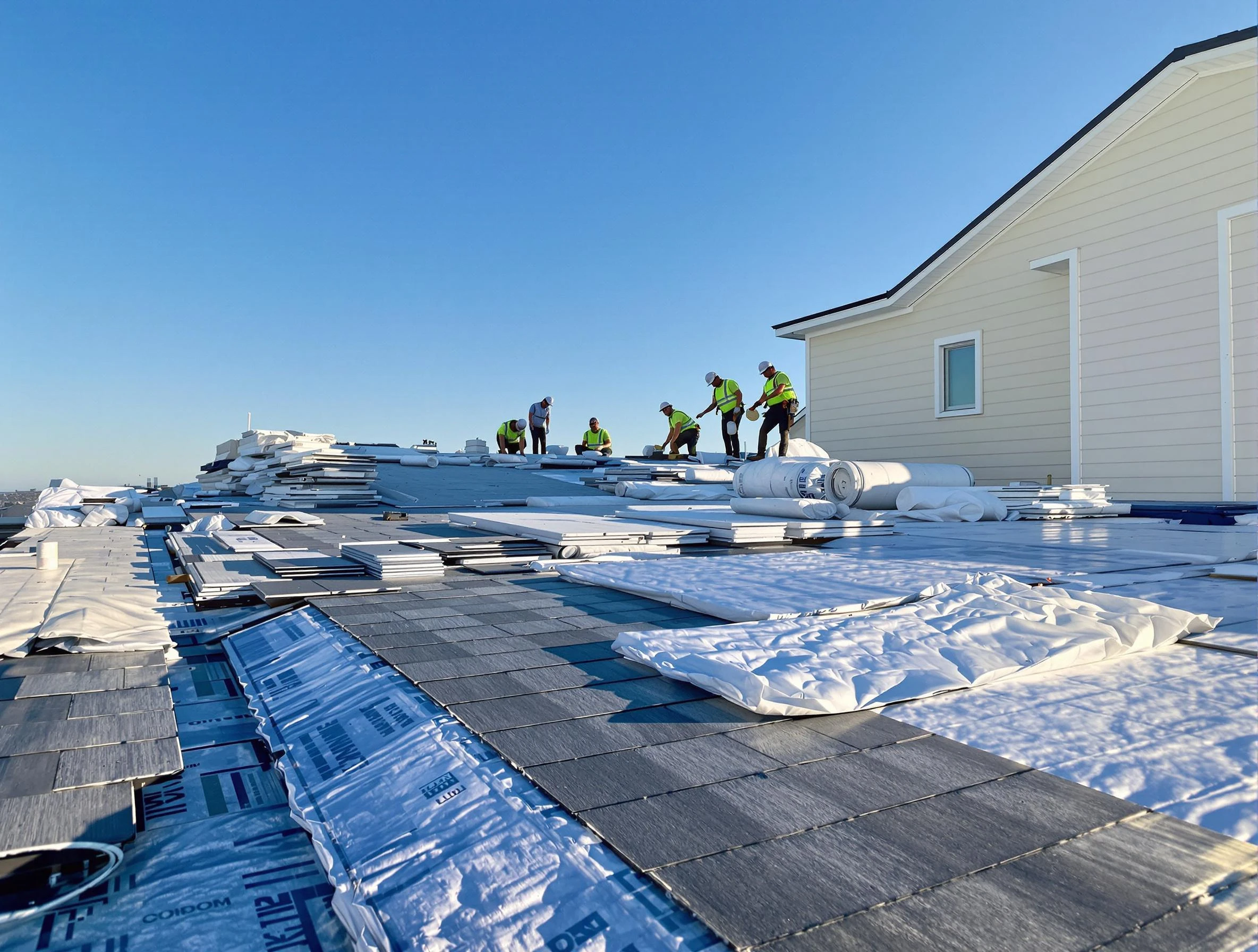 Finished roof installation project by North Royalton Roofing Company in North Royalton, OH